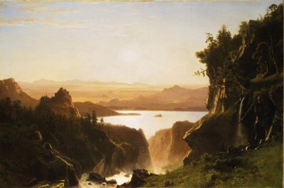 Lac Island, chaîne de Wind River, Wyoming - Albert Bierstadt